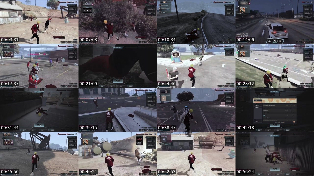 Contact-sheet preview of Senxlhai's Kick recording