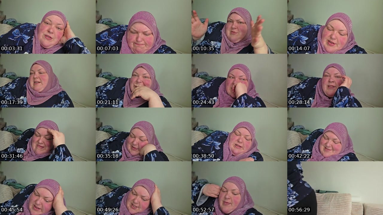 Contact-sheet preview of foodiebeautykick's Kick recording