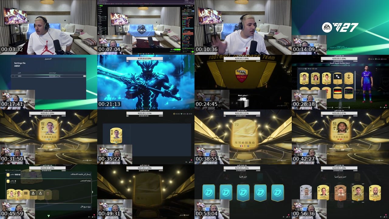 Contact-sheet preview of Absi's Kick recording