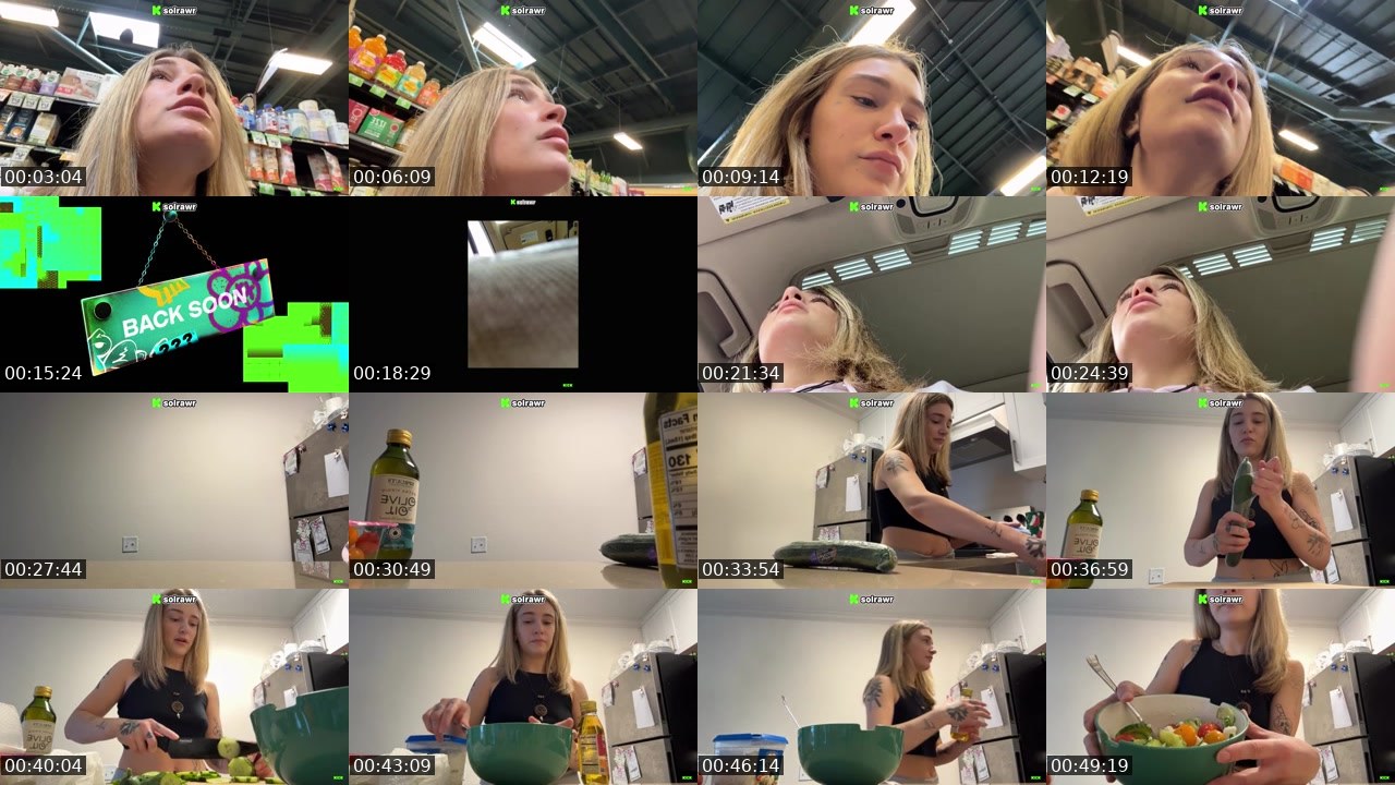 Contact-sheet preview of SolRawr's Kick recording