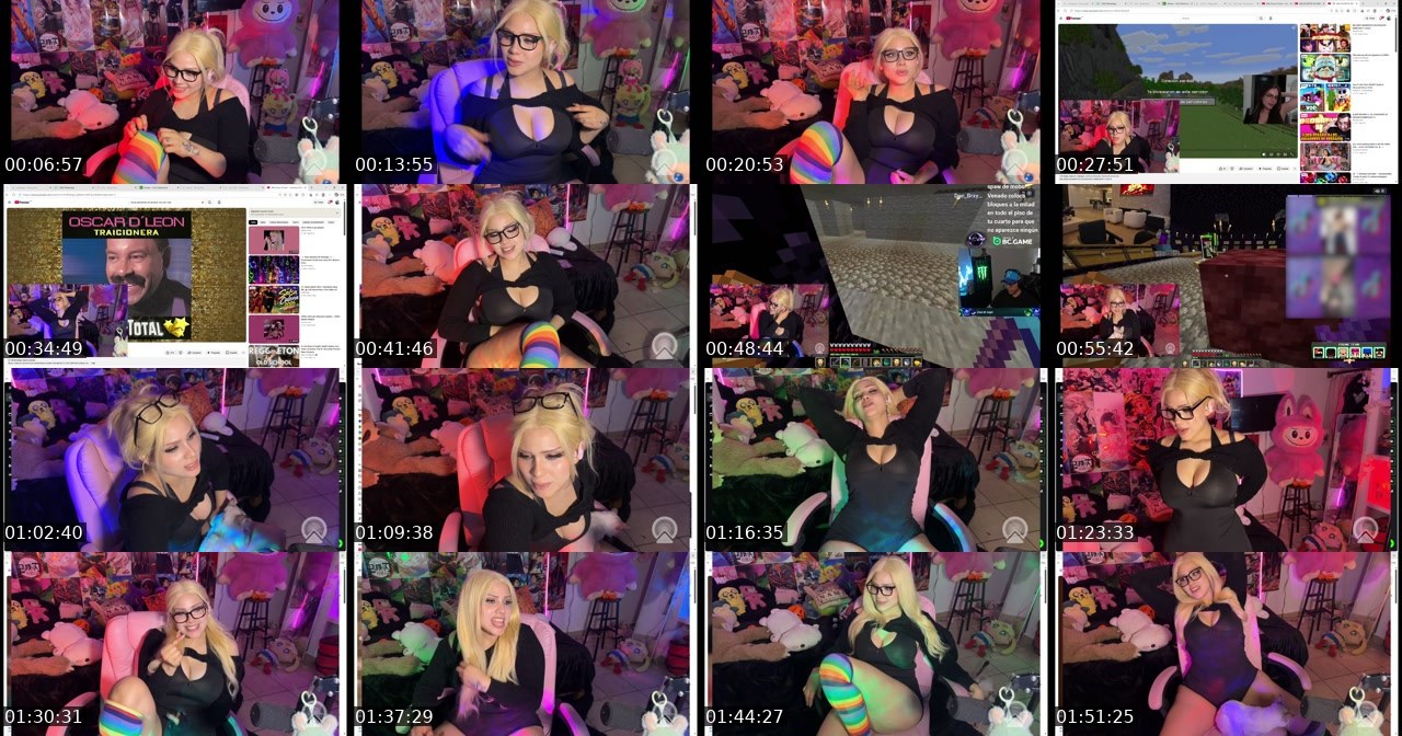 Contact-sheet preview of ItsPennyGG's Kick recording