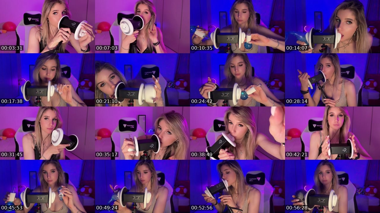 Contact-sheet preview of alinaaxblonde's Kick recording