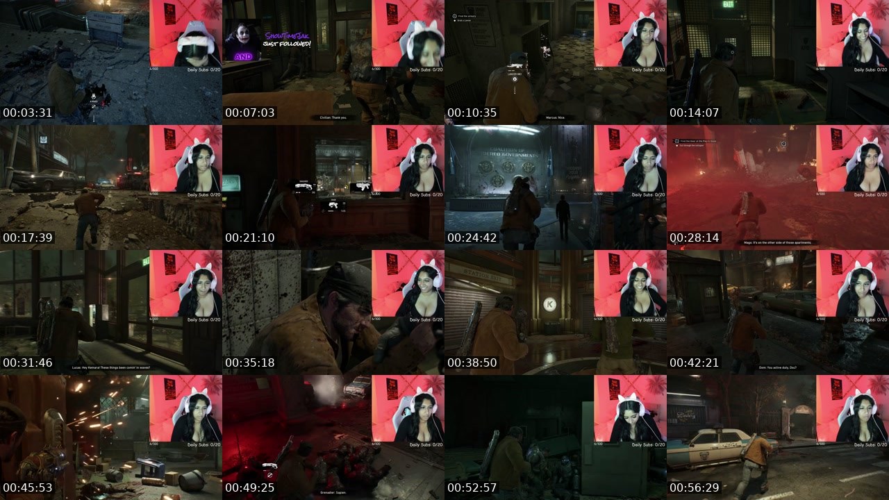 Contact-sheet preview of Indiadymee's Kick recording