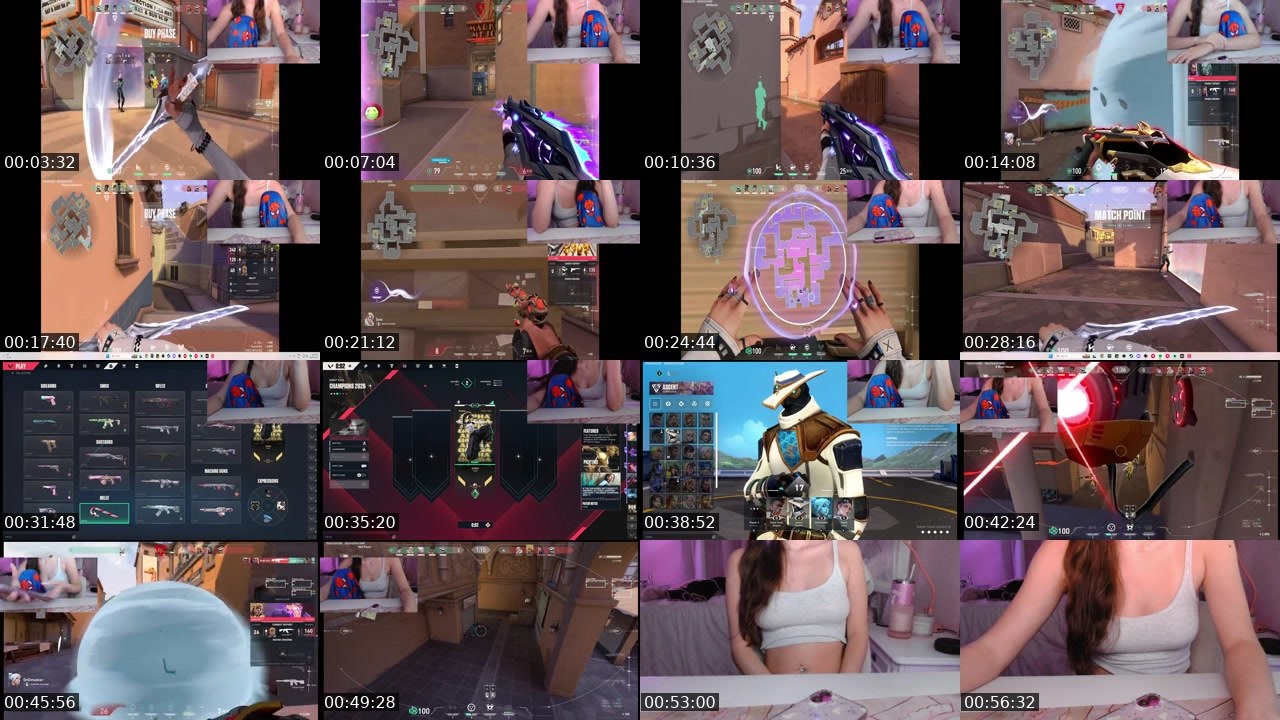 Contact-sheet preview of badibunni's Kick recording