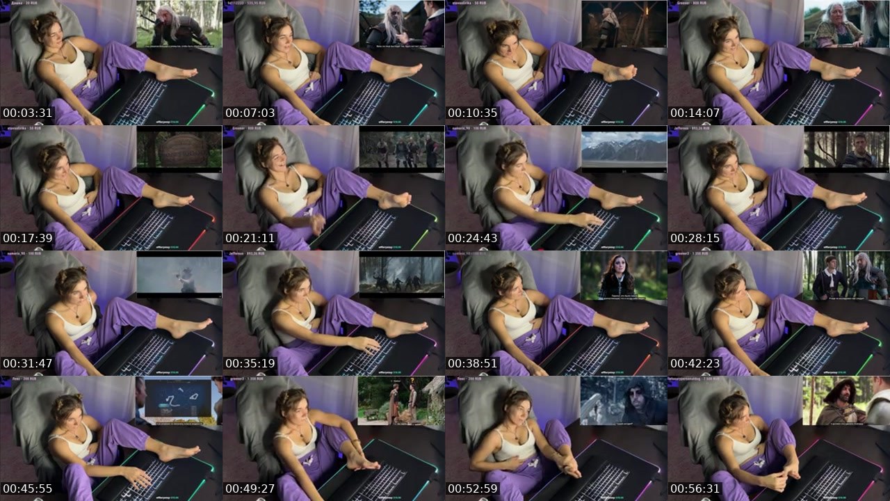 Contact-sheet preview of LXRkick's Kick recording