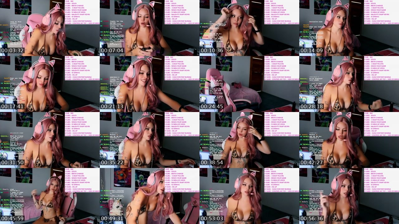 Contact-sheet preview of ChaoticBarbie's Kick recording