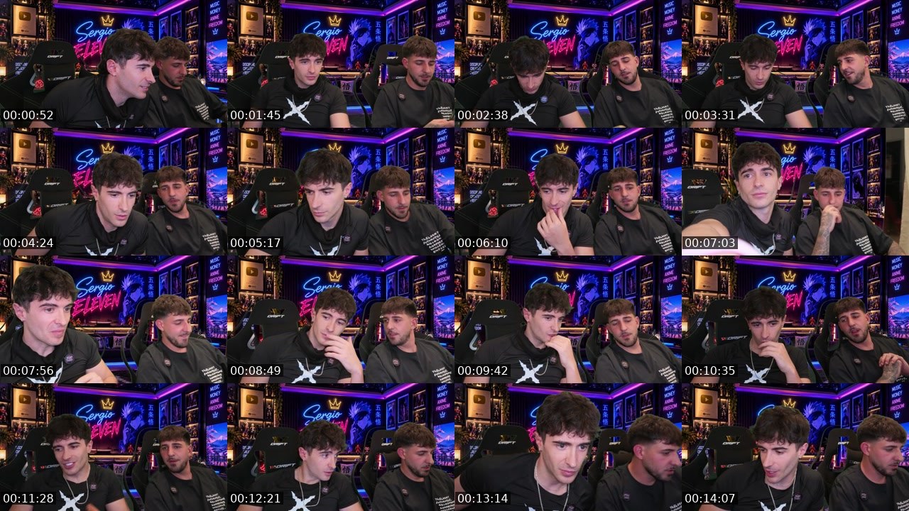 Contact-sheet preview of SergioEleven's Kick recording