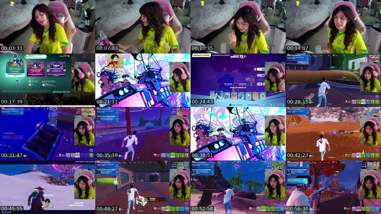 Contact-sheet preview of LaiMun's Kick recording