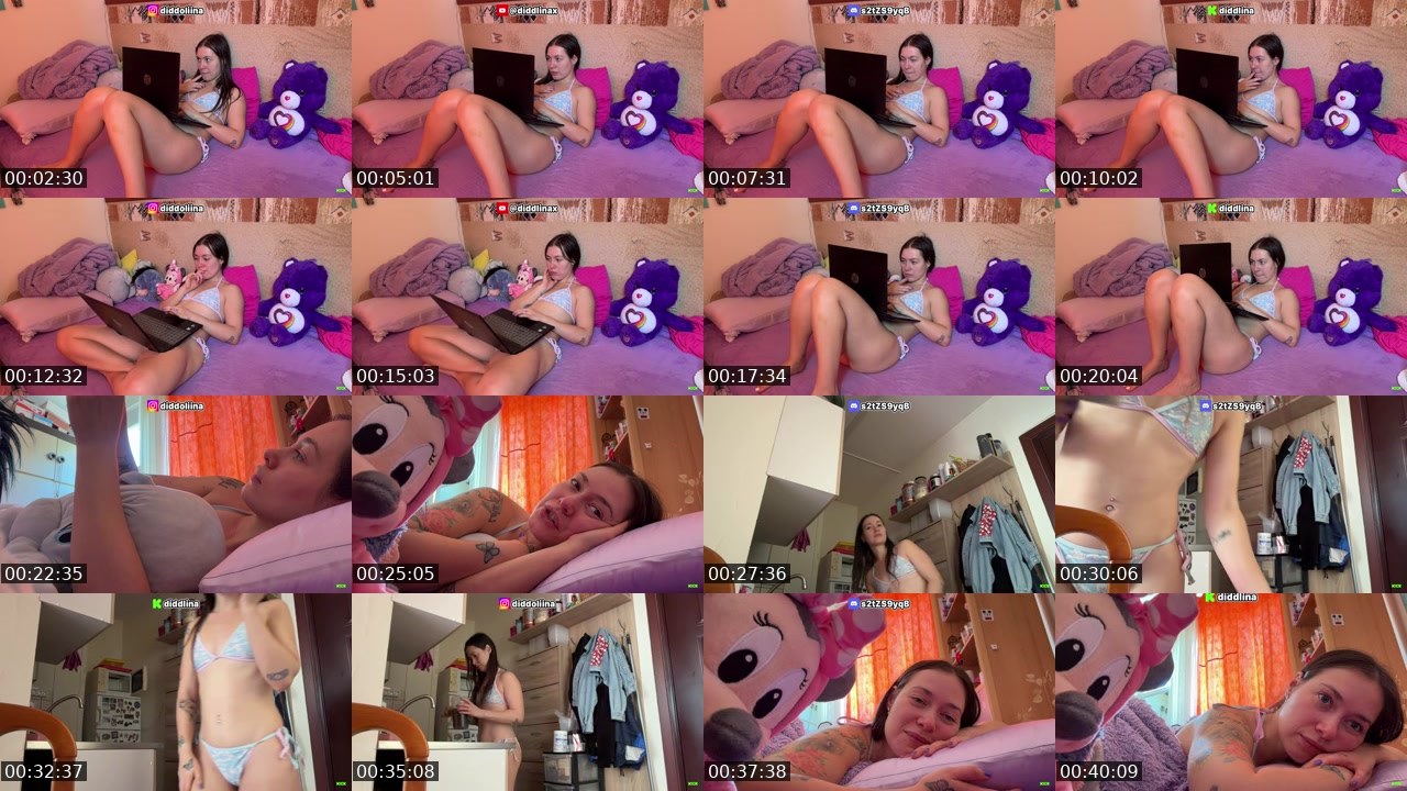Contact-sheet preview of diddlina's Kick recording