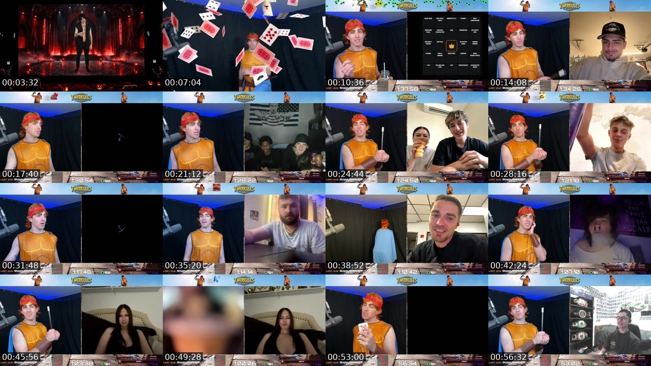 Contact-sheet preview of TylerSherwinMagic's Kick recording