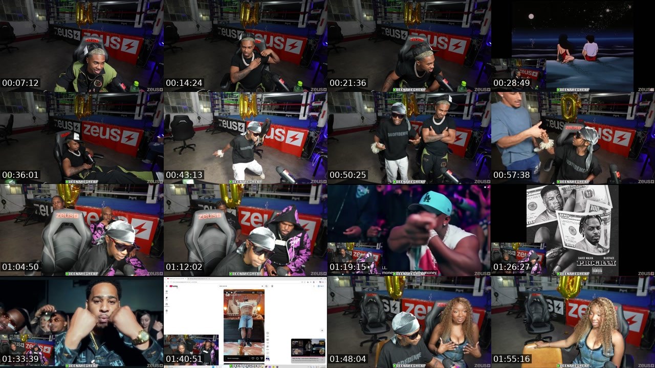 Contact-sheet preview of DeenTheGreat's Kick recording