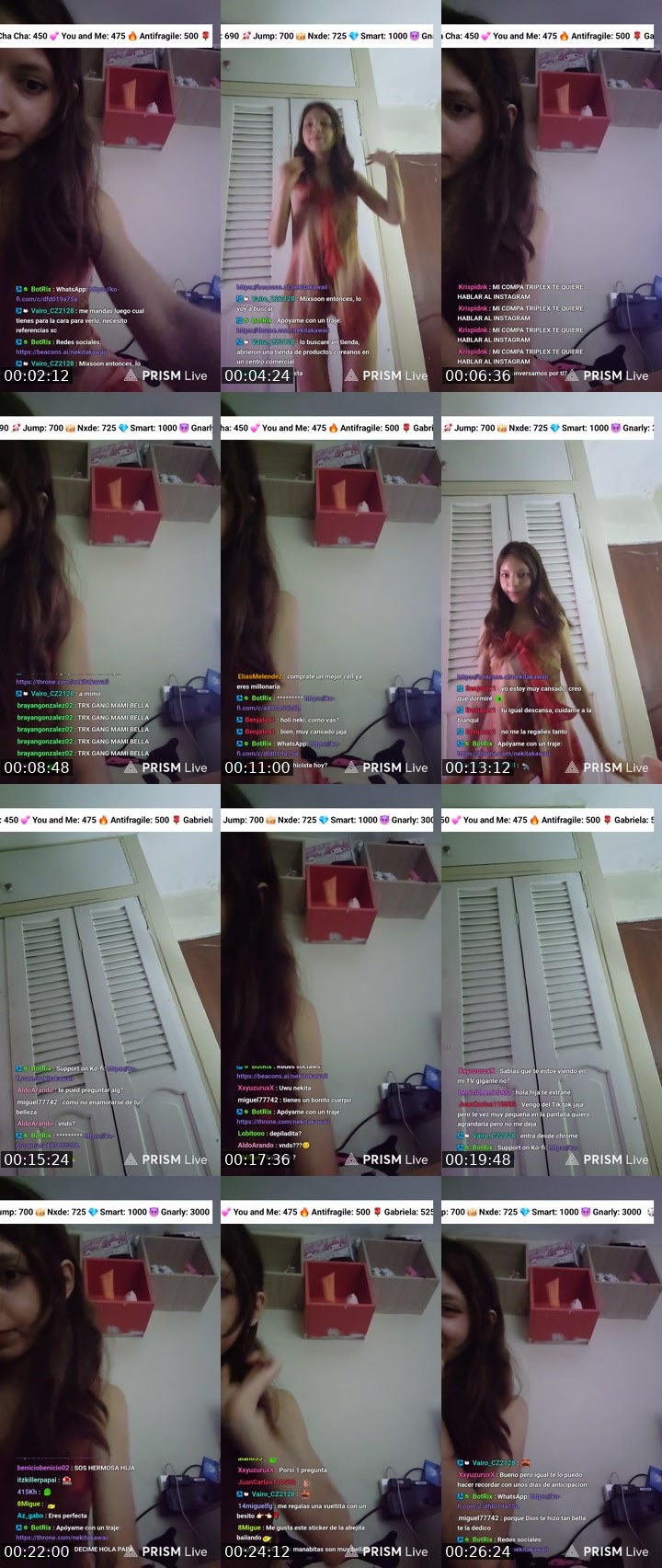 Contact-sheet preview of NekitaKawaii's Kick recording