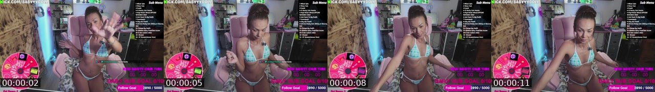 Contact-sheet preview of BabyyyDoll's Kick recording