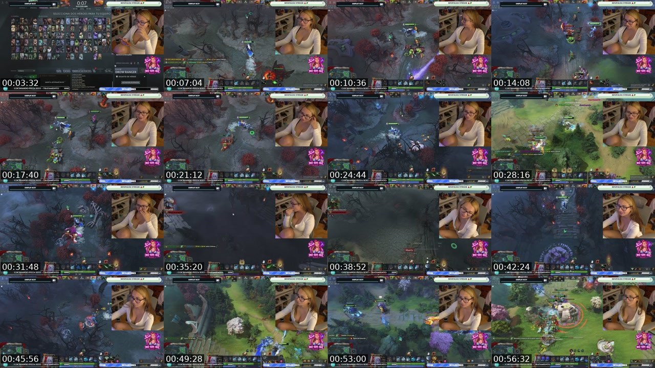 Contact-sheet preview of CarolinaBross's Kick recording