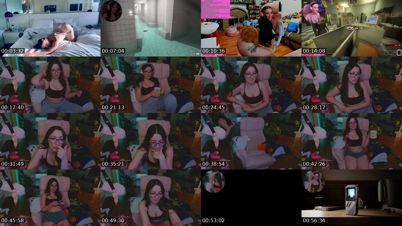 Contact-sheet preview of LitneySpears's Kick recording
