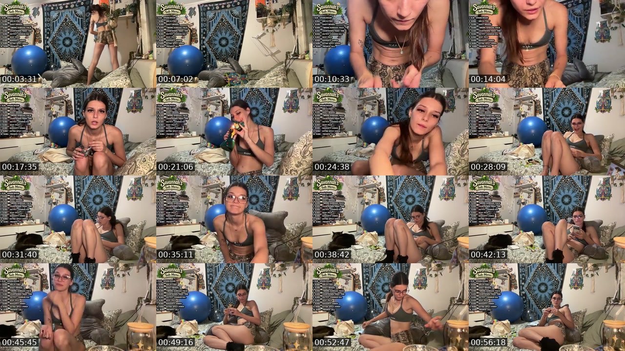 Contact-sheet preview of Savannah_rayne's Kick recording