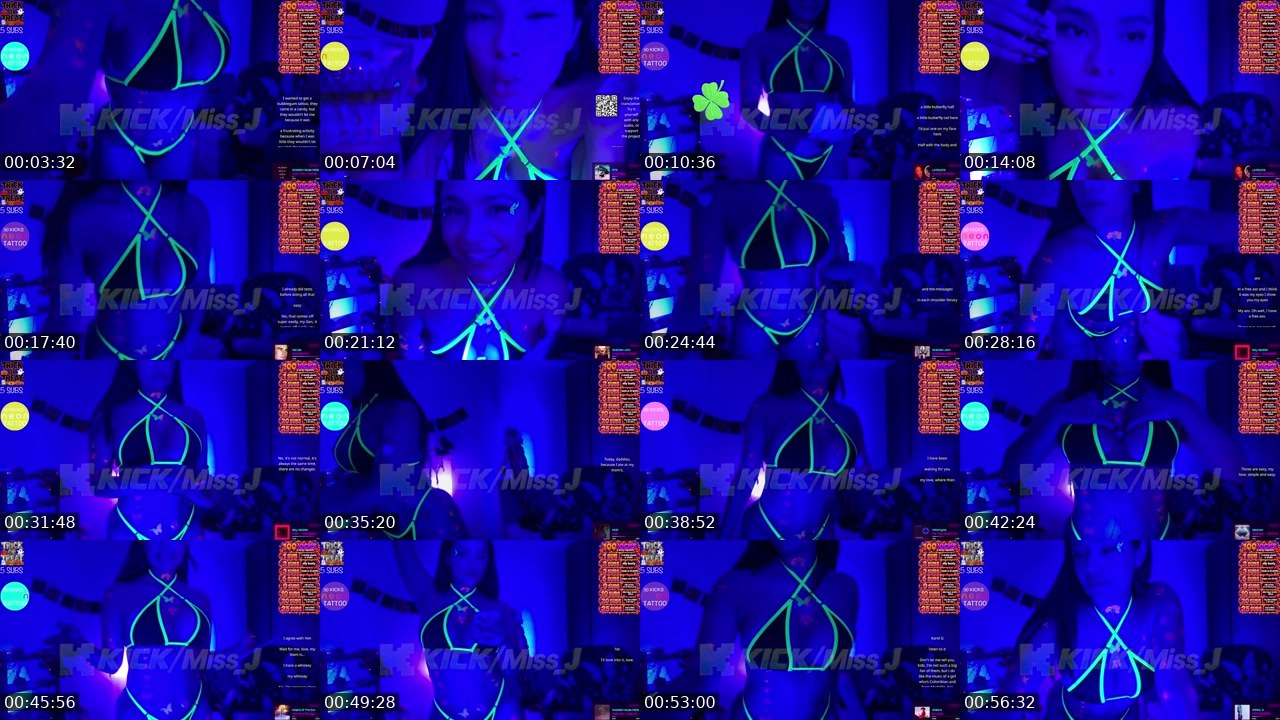 Contact-sheet preview of Miss_J's Kick recording