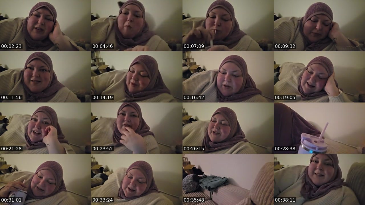 Contact-sheet preview of foodiebeautykick's Kick recording
