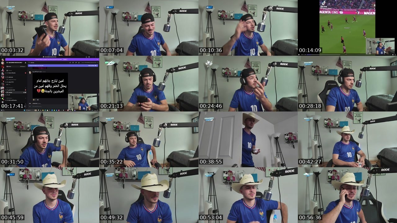 Contact-sheet preview of SIDAHMED's Kick recording