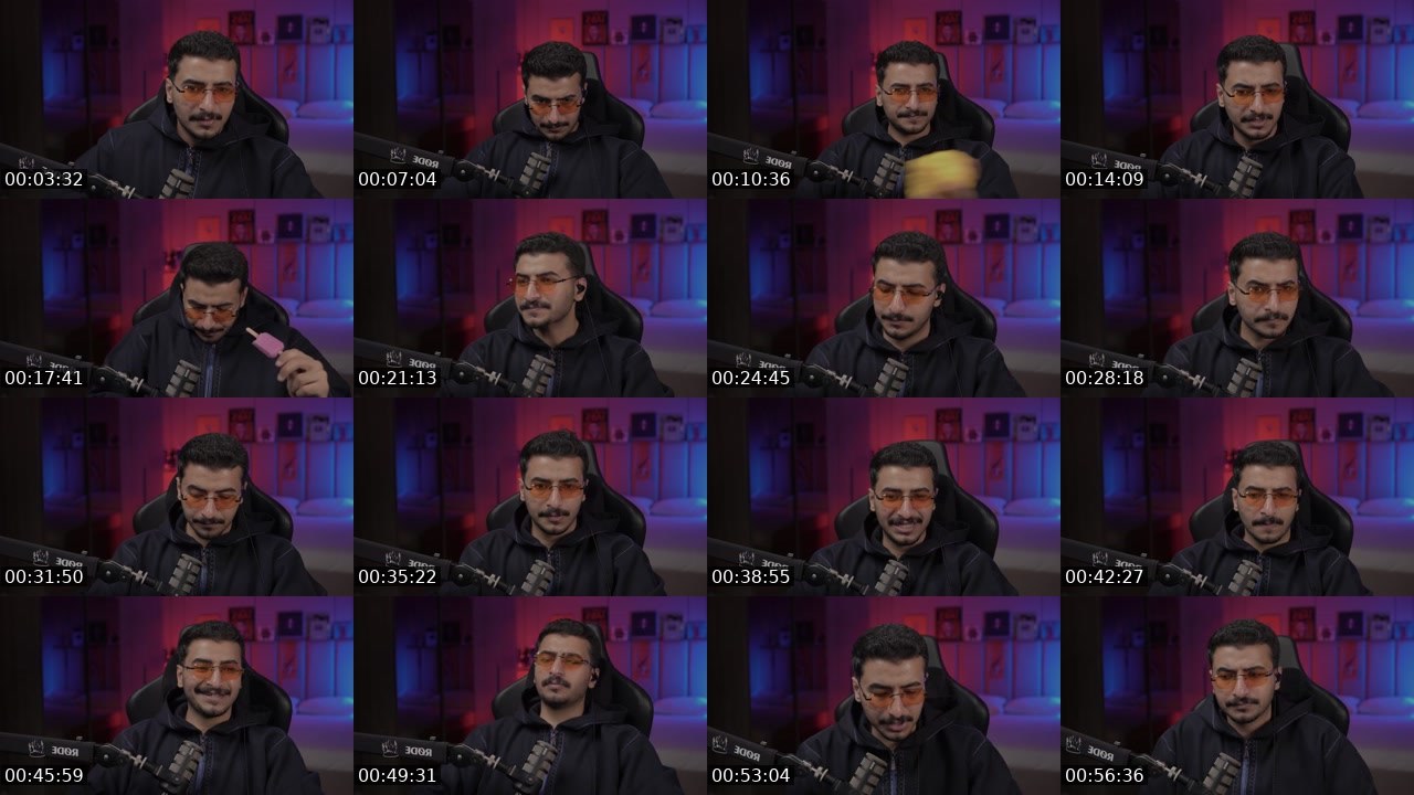 Contact-sheet preview of iABS's Kick recording