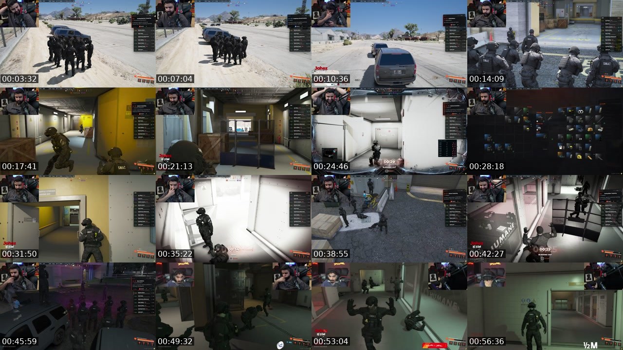 Contact-sheet preview of SXB's Kick recording