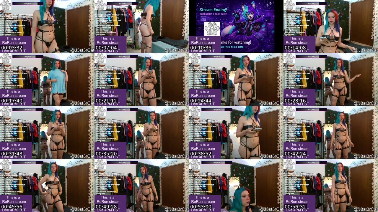 Contact-sheet preview of J3st3rcat's Kick recording