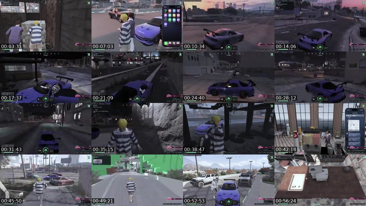 Contact-sheet preview of Senxlhai's Kick recording