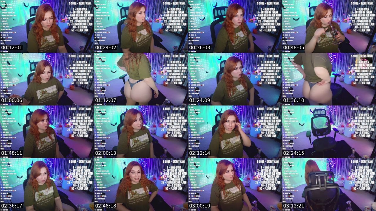 Contact-sheet preview of PeachyJade's Kick recording