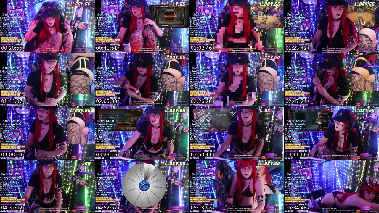 Contact-sheet preview of lidsy's Kick recording