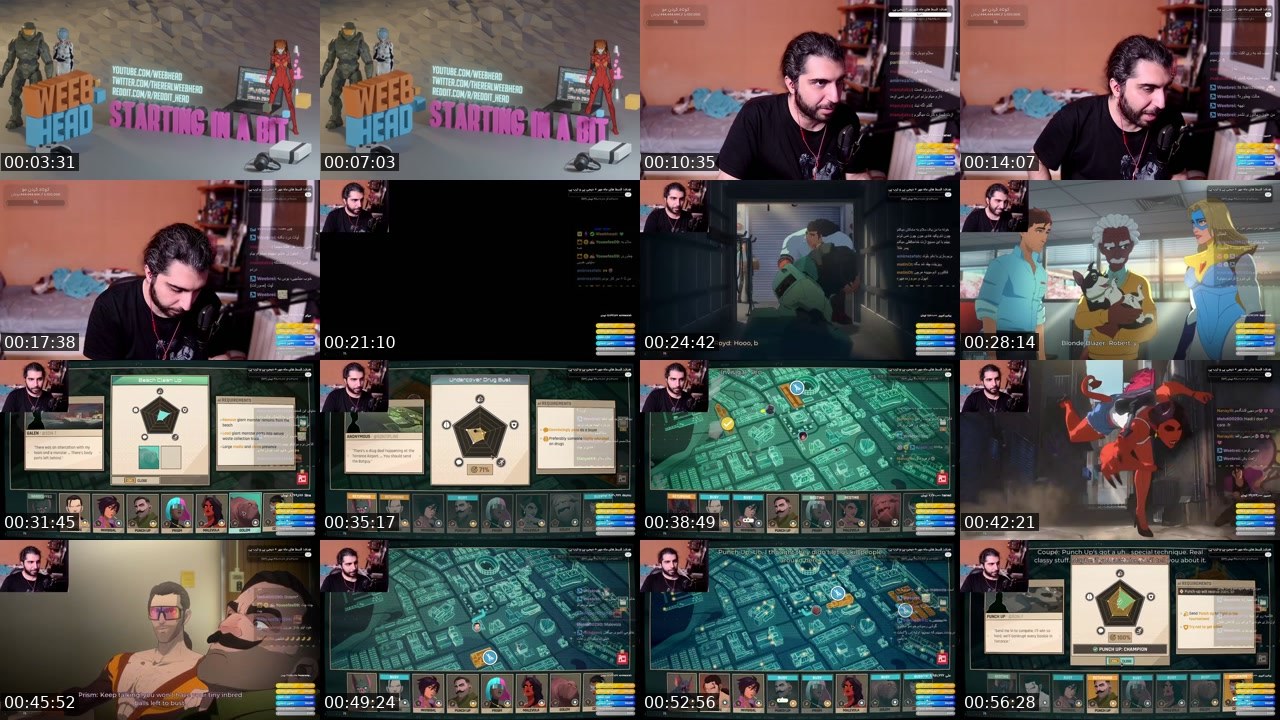 Contact-sheet preview of Weebhead's Kick recording