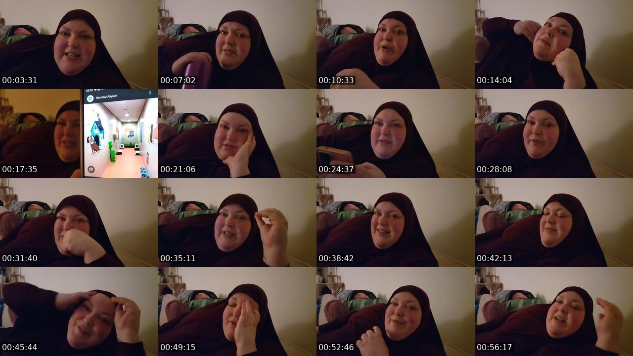 Contact-sheet preview of foodiebeautykick's Kick recording