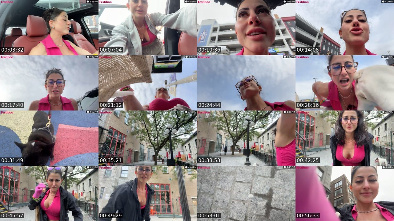 Contact-sheet preview of festiboo's Kick recording