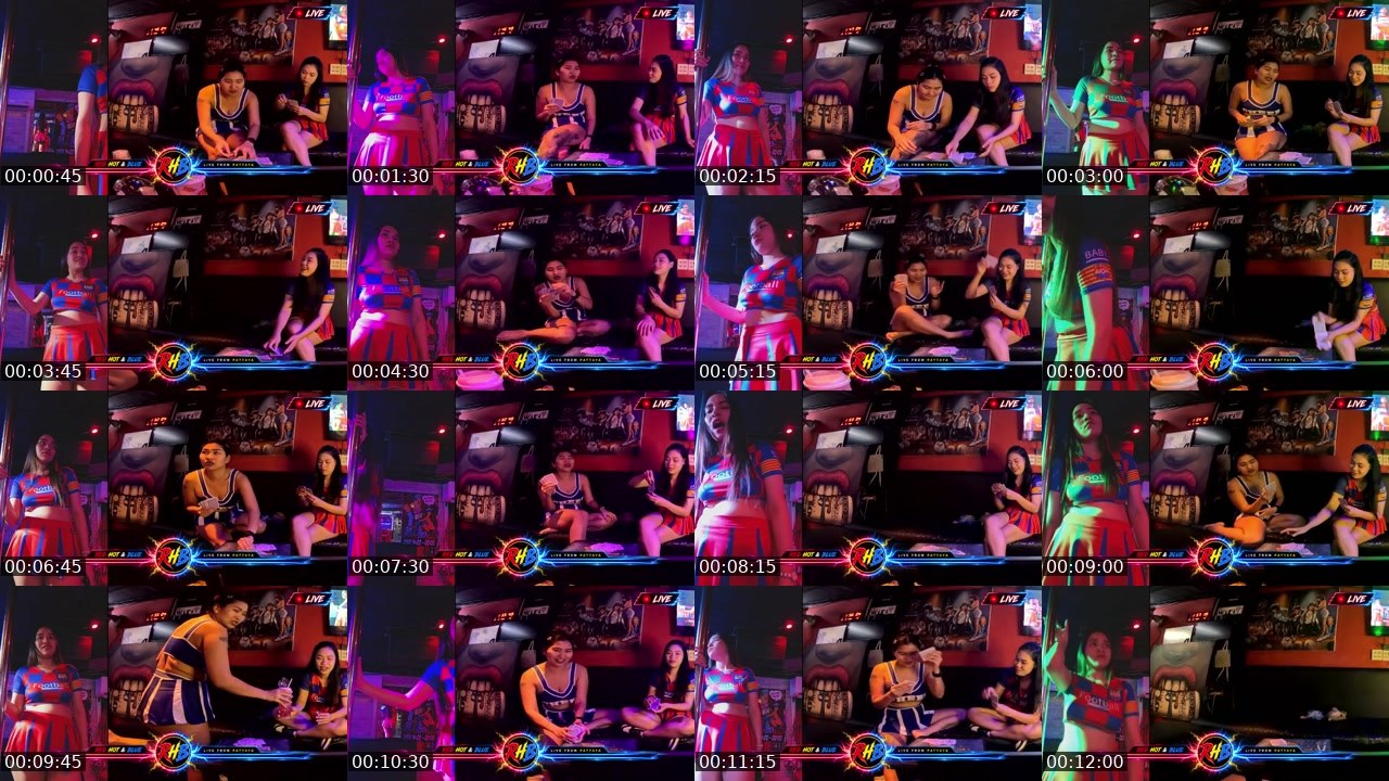 Contact-sheet preview of RedHotAndBlueAgogoPattaya's Kick recording