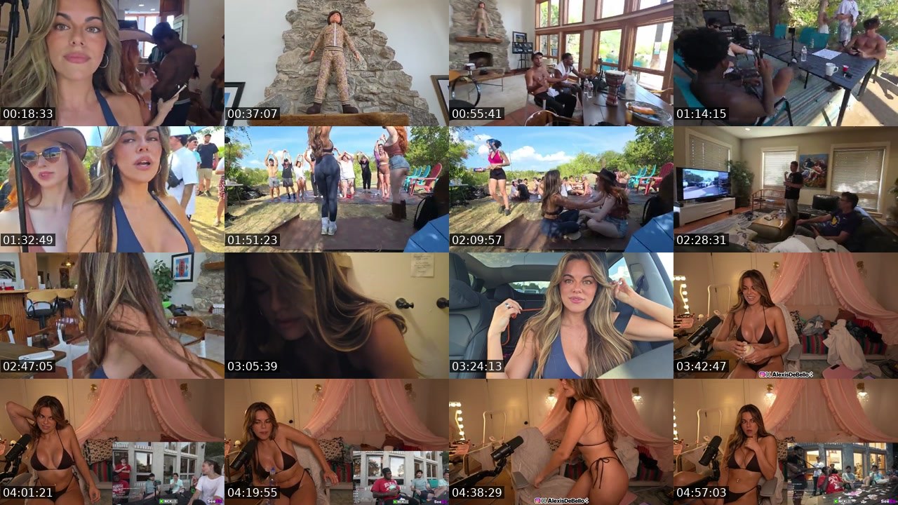 Contact-sheet preview of Alexis's Kick recording