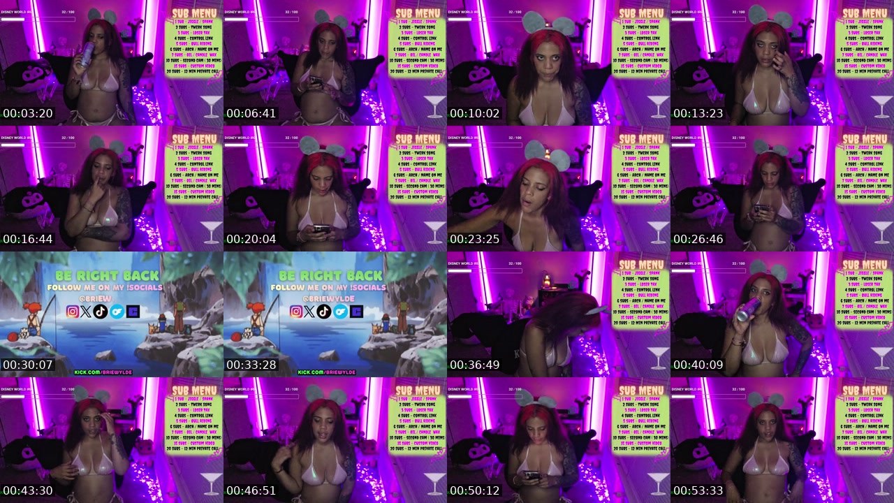 Contact-sheet preview of BrieWylde's Kick recording