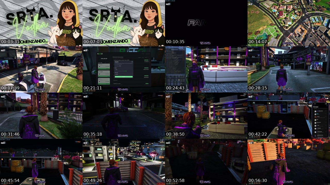Contact-sheet preview of SrtaVodka's Kick recording