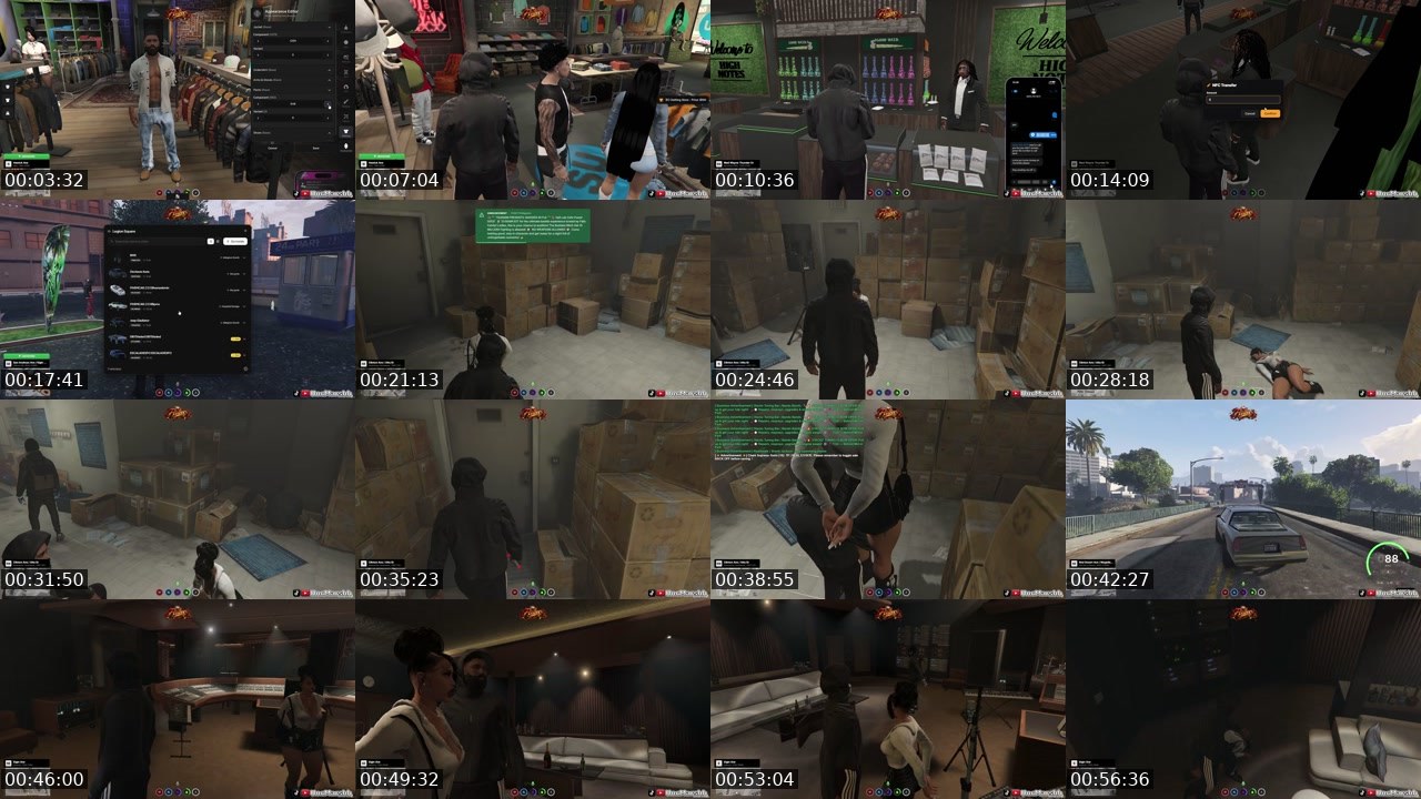 Contact-sheet preview of UncMarsh's Kick recording