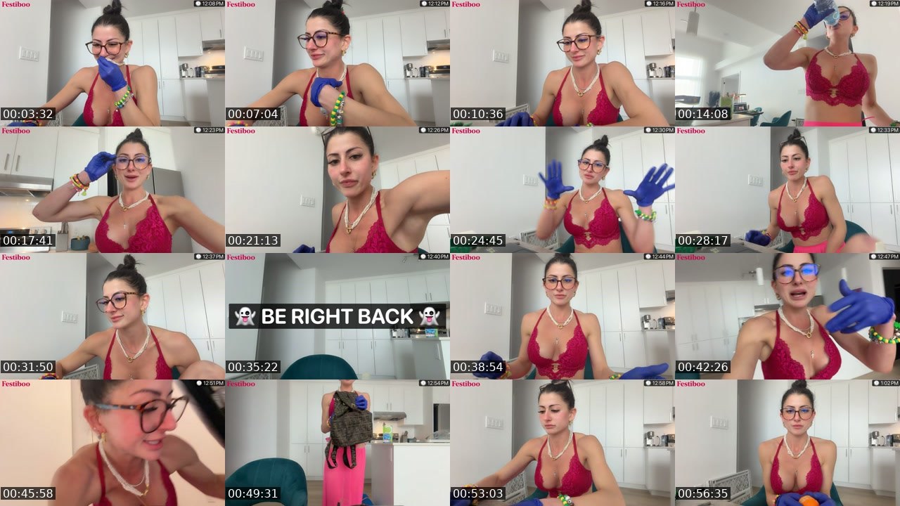 Contact-sheet preview of festiboo's Kick recording