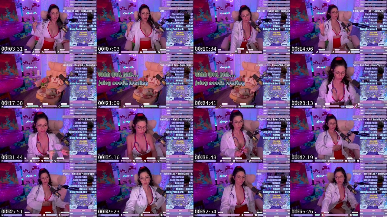 Contact-sheet preview of lunalyrik's Kick recording