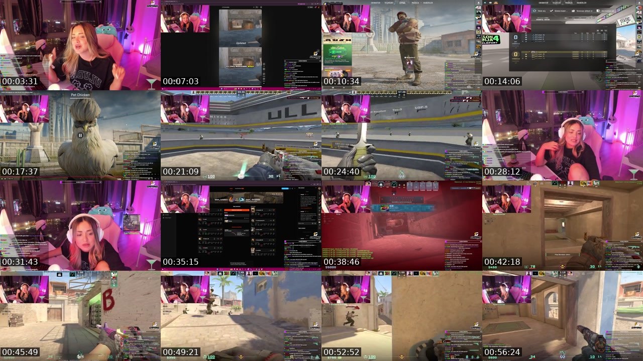 Contact-sheet preview of elanur's Kick recording