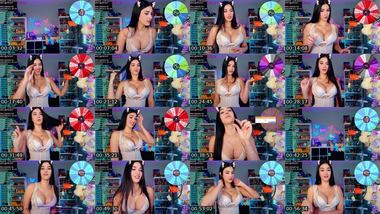 Contact-sheet preview of CinCinBear's Kick recording