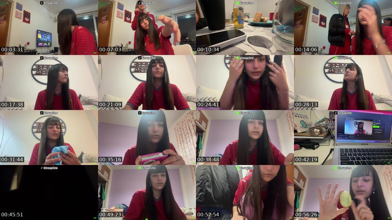 Contact-sheet preview of binsuprime's Kick recording