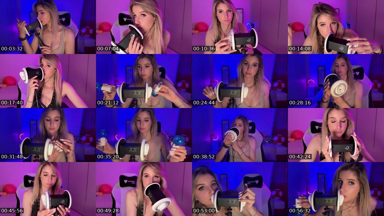Contact-sheet preview of alinaaxblonde's Kick recording