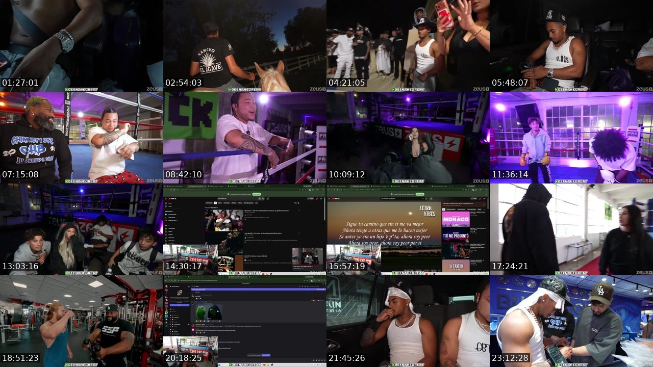 Contact-sheet preview of DeenTheGreat's Kick recording