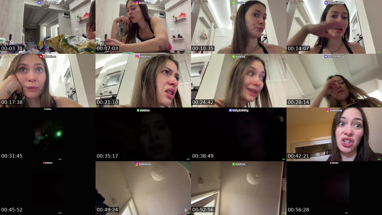 Contact-sheet preview of diddlina's Kick recording