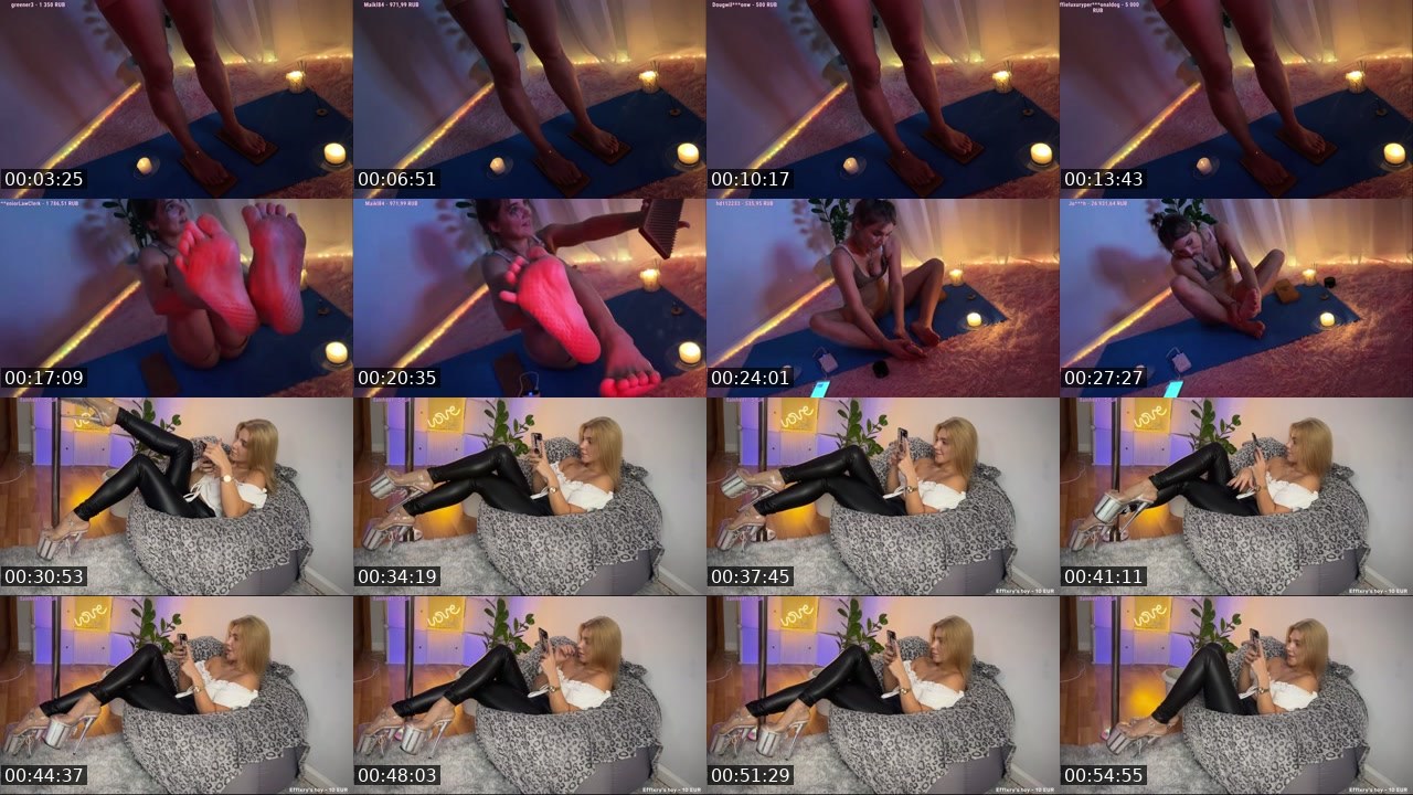 Contact-sheet preview of LXRkick's Kick recording