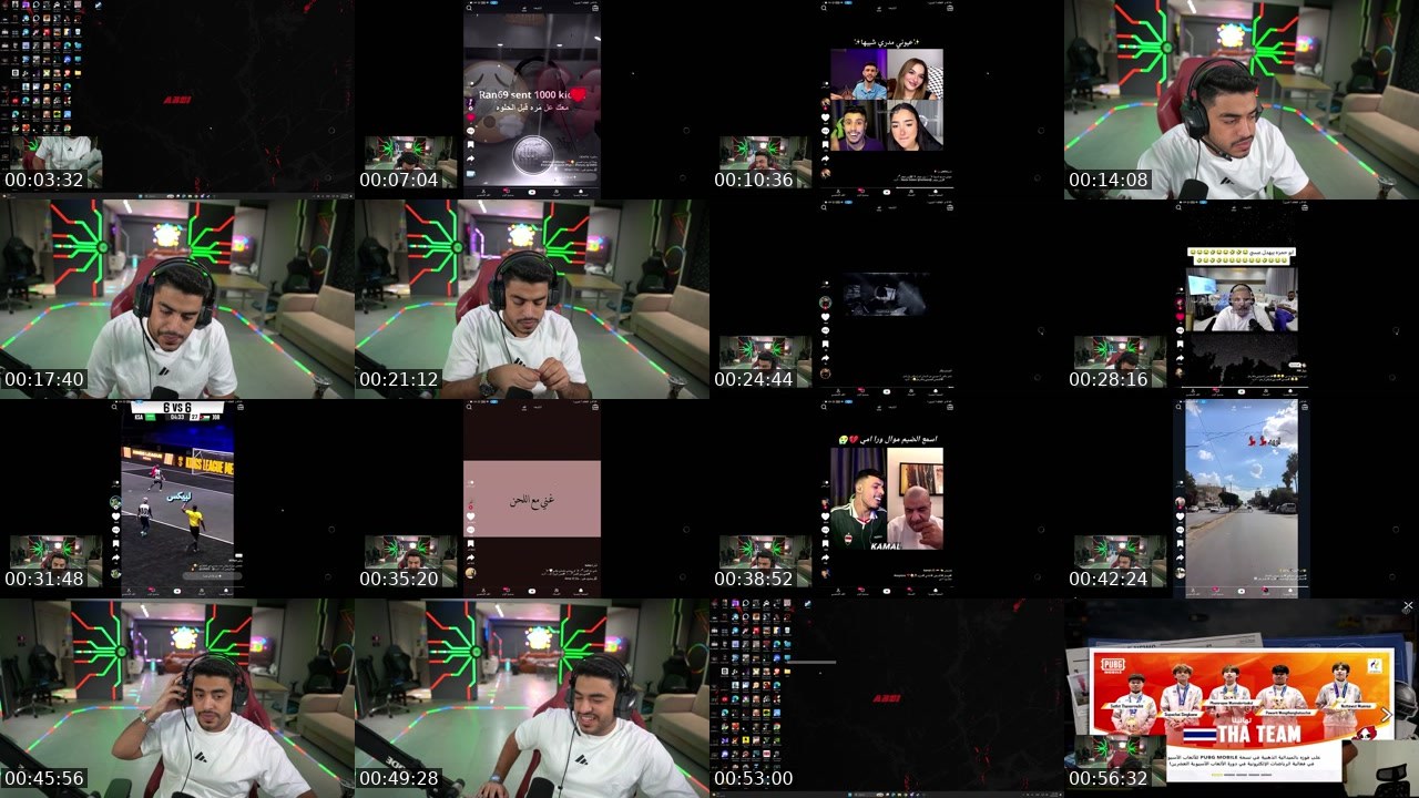 Contact-sheet preview of Absi's Kick recording