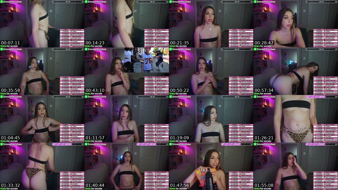 Contact-sheet preview of mzashleyybee's Kick recording
