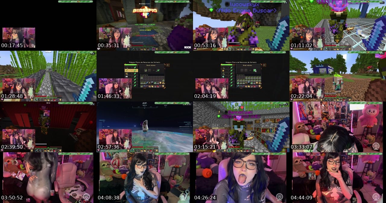 Contact-sheet preview of ItsPennyGG's Kick recording