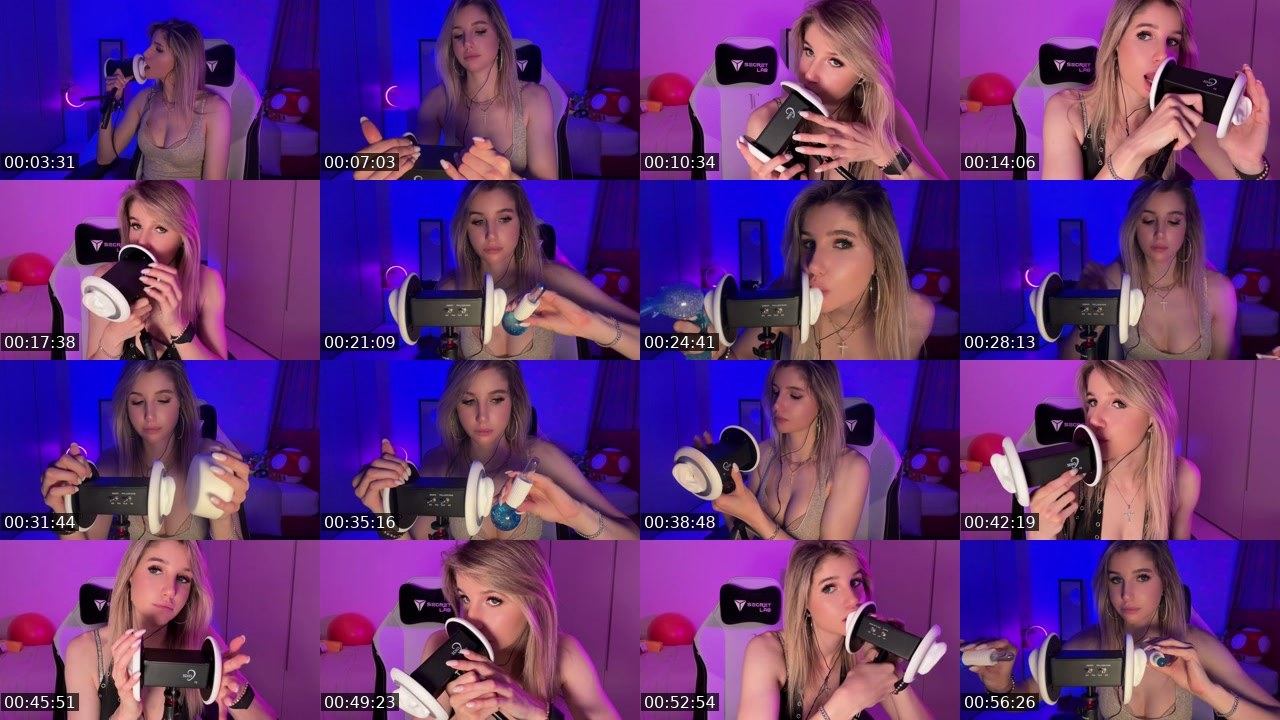 Contact-sheet preview of alinaaxblonde's Kick recording